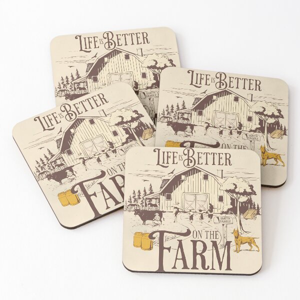 Item preview, Life is Better on a Farm, farm life in Retro Classic  designed and sold by redstar19.