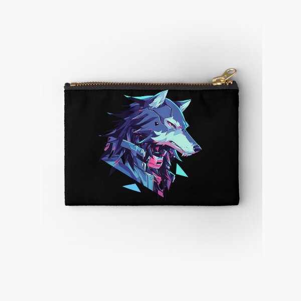 Item preview, Cyber Black Wolf // Black Wolf // Cool Animal // Cyber Animal // Future Animal Art // Animal Warrior // Animal Cute Art // Gaming Aesthetic stickers designed and sold by SMARTKIT  DESIGNAGENCY.
