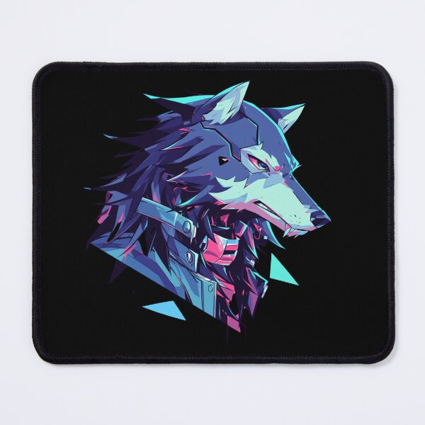 Item preview, Cyber Black Wolf // Black Wolf // Cool Animal // Cyber Animal // Future Animal Art // Animal Warrior // Animal Cute Art // Gaming Aesthetic stickers designed and sold by SMARTKIT  DESIGNAGENCY.