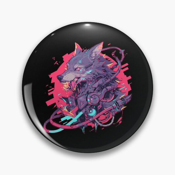 Item preview, Cyber Black Wolf // Black Wolf // Cool Animal // Cyber Animal // Future Animal Art // Animal Warrior // Animal Cute Art // Gaming Aesthetic stickers designed and sold by SMARTKIT  DESIGNAGENCY.