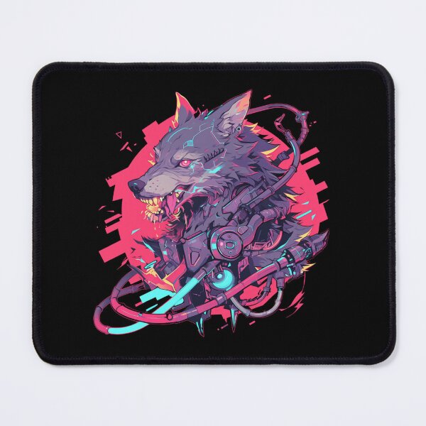 Item preview, Cyber Black Wolf // Black Wolf // Cool Animal // Cyber Animal // Future Animal Art // Animal Warrior // Animal Cute Art // Gaming Aesthetic stickers designed and sold by SMARTKIT  DESIGNAGENCY.