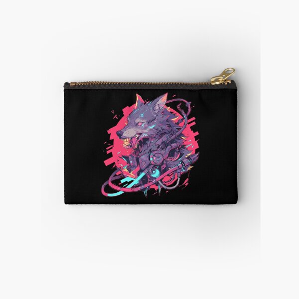 Item preview, Cyber Black Wolf // Black Wolf // Cool Animal // Cyber Animal // Future Animal Art // Animal Warrior // Animal Cute Art // Gaming Aesthetic stickers designed and sold by SMARTKIT  DESIGNAGENCY.