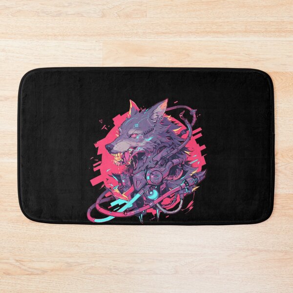Item preview, Cyber Black Wolf // Black Wolf // Cool Animal // Cyber Animal // Future Animal Art // Animal Warrior // Animal Cute Art // Gaming Aesthetic stickers designed and sold by SMARTKIT  DESIGNAGENCY.