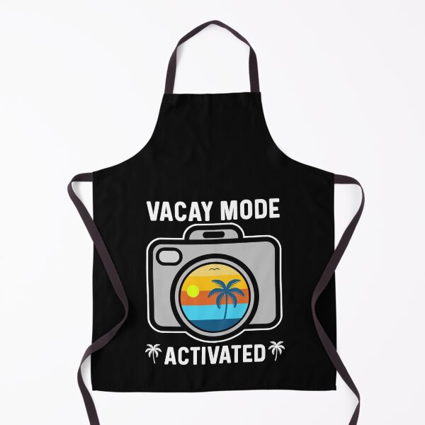 Item preview, Vacay Mode Activated, Retro Vintage Sunset Travel Vacation Camera  designed and sold by Sunserize Designs.