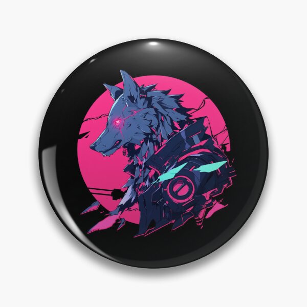 Item preview, Cyber Black Wolf // Black Wolf // Cool Animal // Cyber Animal // Future Animal Art // Animal Warrior // Animal Cute Art // Gaming Aesthetic stickers designed and sold by SMARTKIT  DESIGNAGENCY.