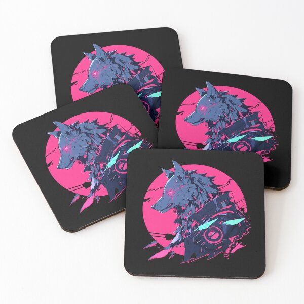 Item preview, Cyber Black Wolf // Black Wolf // Cool Animal // Cyber Animal // Future Animal Art // Animal Warrior // Animal Cute Art // Gaming Aesthetic stickers designed and sold by SMARTKIT  DESIGNAGENCY.