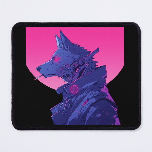 Item preview, Cyber Black Wolf // Black Wolf // Cool Animal // Cyber Animal // Future Animal Art // Animal Warrior // Animal Cute Art // Gaming Aesthetic stickers designed and sold by SMARTKIT  DESIGNAGENCY.