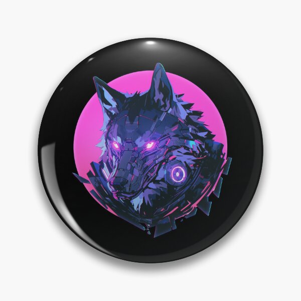 Item preview, Cyber Black Wolf // Black Wolf // Cool Animal // Cyber Animal // Future Animal Art // Animal Warrior // Animal Cute Art // Gaming Aesthetic stickers designed and sold by SMARTKIT  DESIGNAGENCY.