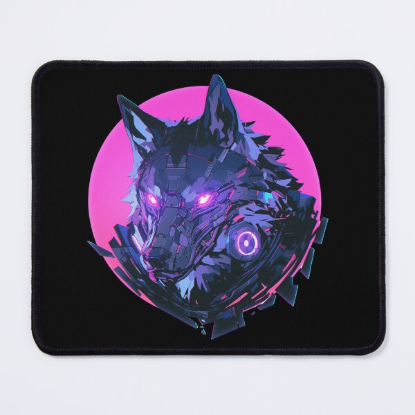 Item preview, Cyber Black Wolf // Black Wolf // Cool Animal // Cyber Animal // Future Animal Art // Animal Warrior // Animal Cute Art // Gaming Aesthetic stickers designed and sold by SMARTKIT  DESIGNAGENCY.