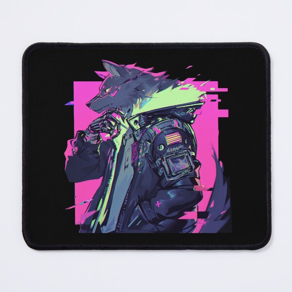 Item preview, Cyber Black Wolf // Black Wolf // Cool Animal // Cyber Animal // Future Animal Art // Animal Warrior // Animal Cute Art // Gaming Aesthetic stickers designed and sold by SMARTKIT  DESIGNAGENCY.