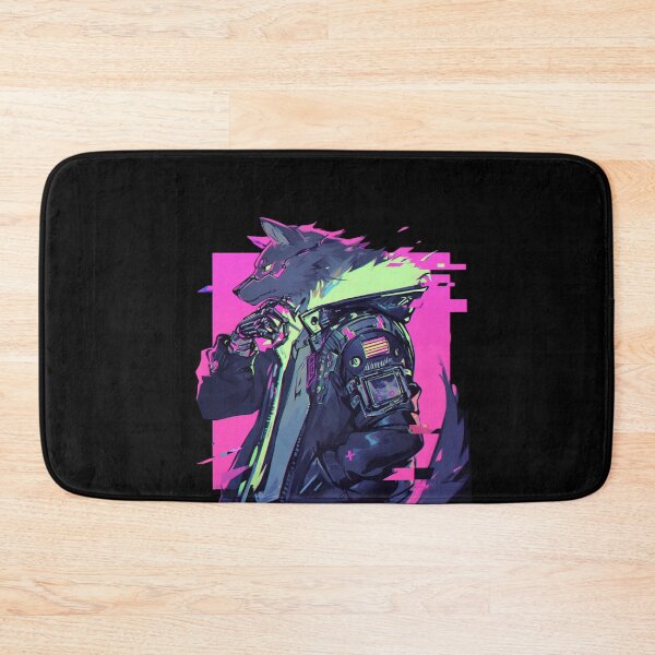 Item preview, Cyber Black Wolf // Black Wolf // Cool Animal // Cyber Animal // Future Animal Art // Animal Warrior // Animal Cute Art // Gaming Aesthetic stickers designed and sold by SMARTKIT  DESIGNAGENCY.