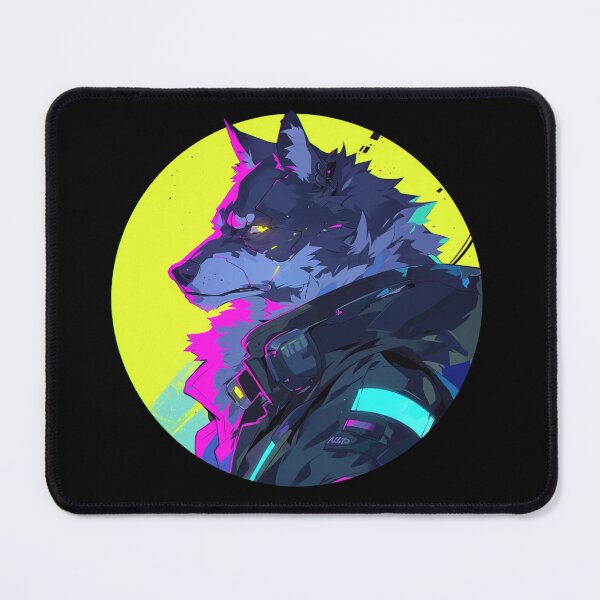 Item preview, Cyber Black Wolf // Black Wolf // Cool Animal // Cyber Animal // Future Animal Art // Animal Warrior // Animal Cute Art // Gaming Aesthetic stickers designed and sold by SMARTKIT  DESIGNAGENCY.