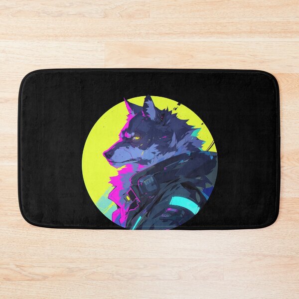 Item preview, Cyber Black Wolf // Black Wolf // Cool Animal // Cyber Animal // Future Animal Art // Animal Warrior // Animal Cute Art // Gaming Aesthetic stickers designed and sold by SMARTKIT  DESIGNAGENCY.