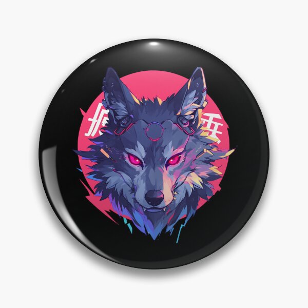 Item preview, Cyber Black Wolf // Black Wolf // Cool Animal // Cyber Animal // Future Animal Art // Animal Warrior // Animal Cute Art // Gaming Aesthetic stickers designed and sold by SMARTKIT  DESIGNAGENCY.