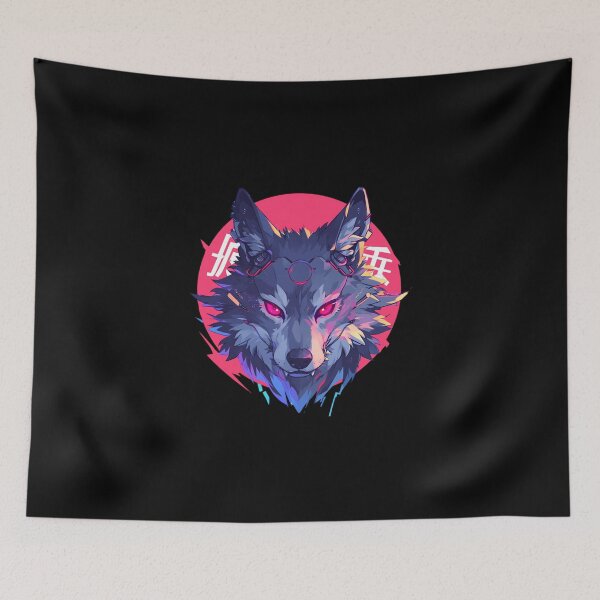 Item preview, Cyber Black Wolf // Black Wolf // Cool Animal // Cyber Animal // Future Animal Art // Animal Warrior // Animal Cute Art // Gaming Aesthetic stickers designed and sold by SMARTKIT  DESIGNAGENCY.