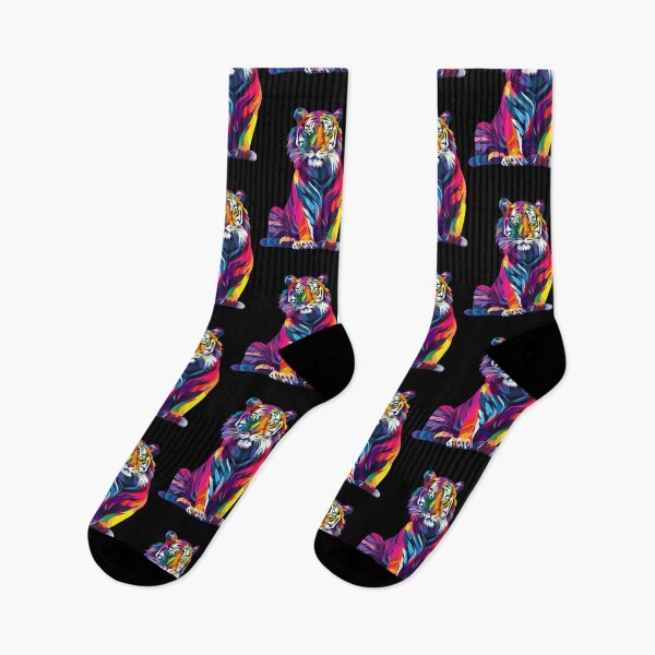 Item preview, Colourful Tigers Design 1 of 4 designed and sold by Jenson Major.