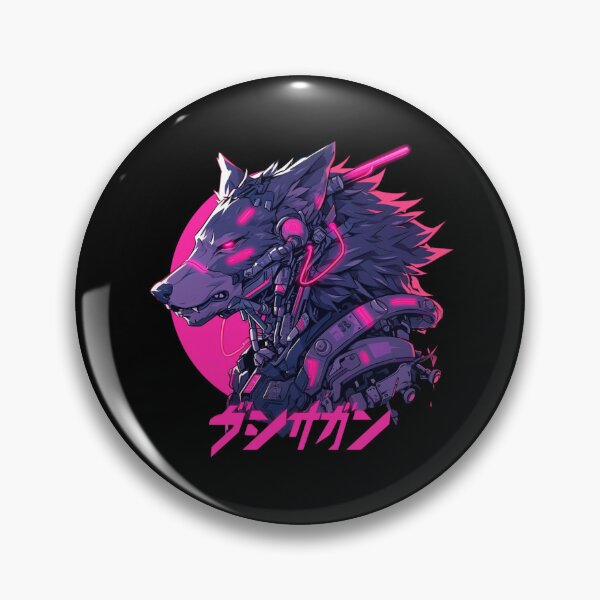 Item preview, Cyber Black Wolf // Black Wolf // Cool Animal // Cyber Animal // Future Animal Art // Animal Warrior // Animal Cute Art // Gaming Aesthetic stickers designed and sold by SMARTKIT  DESIGNAGENCY.