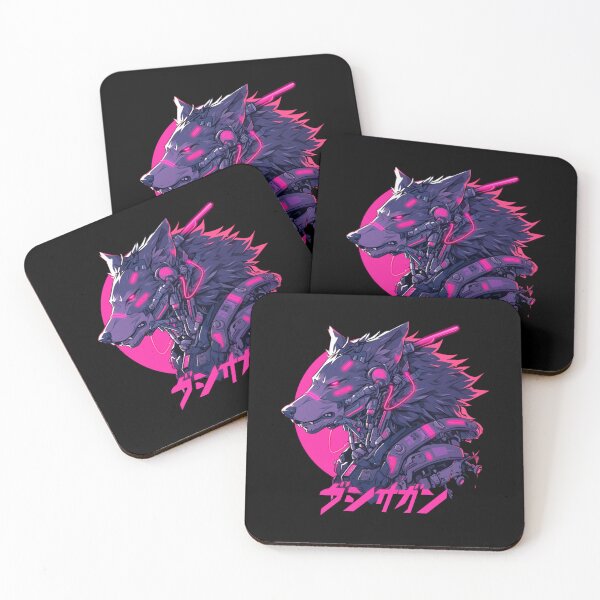Item preview, Cyber Black Wolf // Black Wolf // Cool Animal // Cyber Animal // Future Animal Art // Animal Warrior // Animal Cute Art // Gaming Aesthetic stickers designed and sold by SMARTKIT  DESIGNAGENCY.