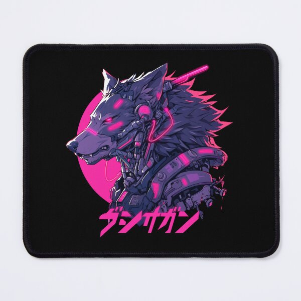 Item preview, Cyber Black Wolf // Black Wolf // Cool Animal // Cyber Animal // Future Animal Art // Animal Warrior // Animal Cute Art // Gaming Aesthetic stickers designed and sold by SMARTKIT  DESIGNAGENCY.