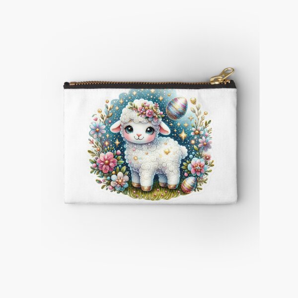 Item preview, lamb with easter egg Easter cute sticker designed and sold by Expressions-Sel.
