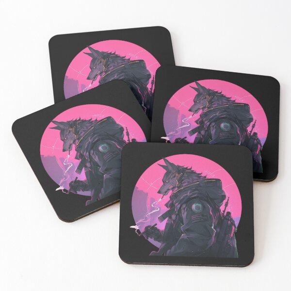 Item preview, Cyber Wolf // Wolf // Cool Animal // Cyber Animal // Future Animal Art // Animal Warrior // Animal Cute Art // Gaming Aesthetic stickers designed and sold by SMARTKIT  DESIGNAGENCY.