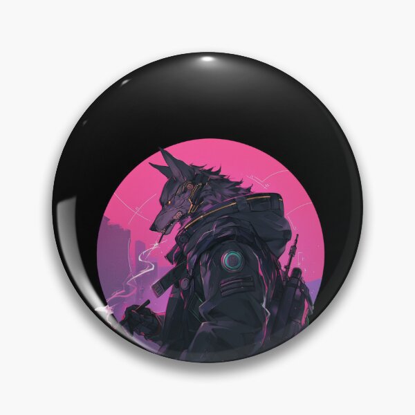 Item preview, Cyber Wolf // Wolf // Cool Animal // Cyber Animal // Future Animal Art // Animal Warrior // Animal Cute Art // Gaming Aesthetic stickers designed and sold by SMARTKIT  DESIGNAGENCY.