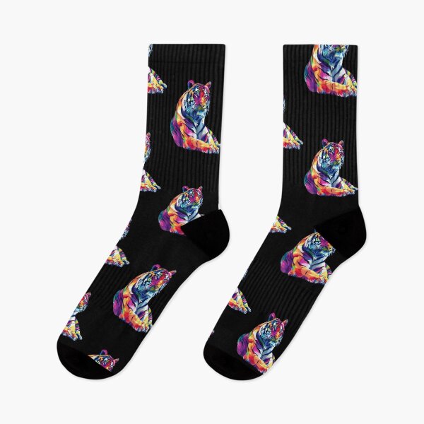 Item preview, Colourful Tigers Design 3 of 4 designed and sold by Jenson Major.