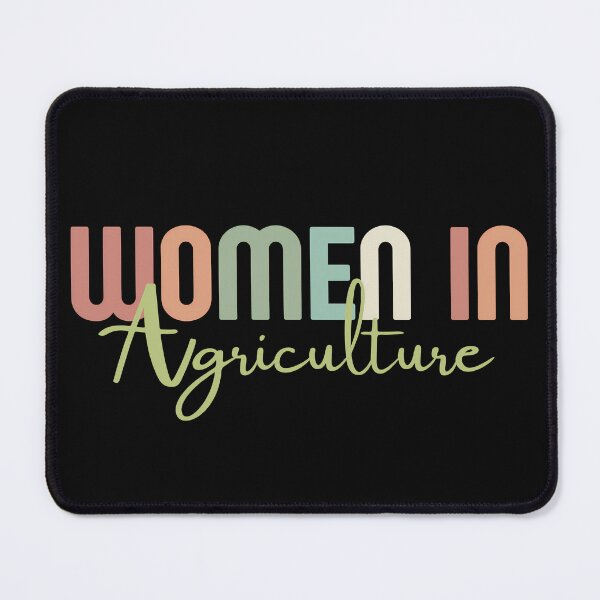 Item preview, Women in Agriculture Inspirational Eco-Friendly Typography designed and sold by MTJ-Mushrooms.