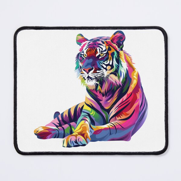 Item preview, Colourful Tigers Design 4 of 4 designed and sold by Jenson Major.