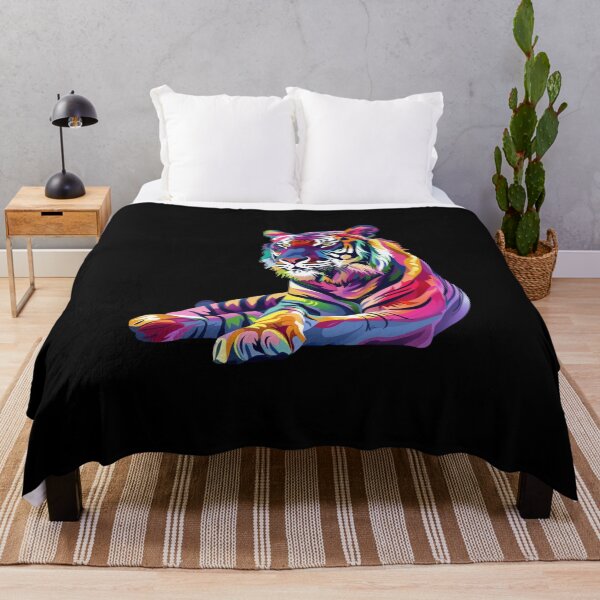 Item preview, Colourful Tigers Design 4 of 4 designed and sold by Jenson Major.