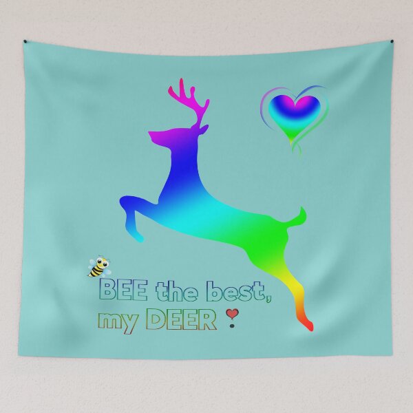 Item preview, Rainbow Deer designed and sold by nelllkata.