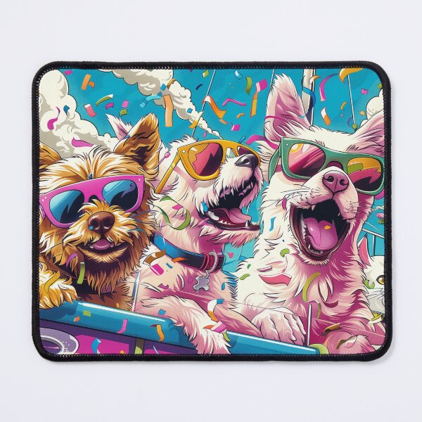 Item preview, Ecstatic Pets Enjoying a Rollercoaster designed and sold by palmyst.