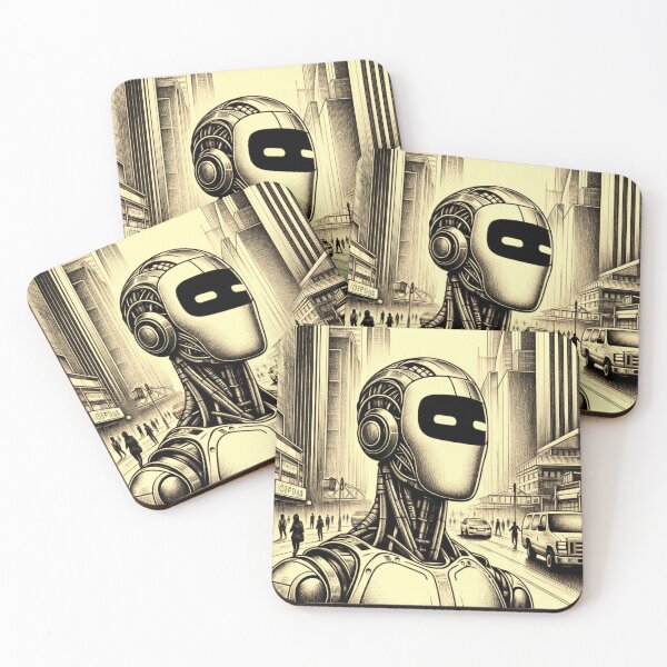 Item preview, Tesla bot designed and sold by TEEJAMBOREE.