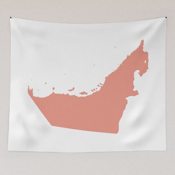 Item preview, United Arab Emirates Love in Peach designed and sold by Maren Misner.