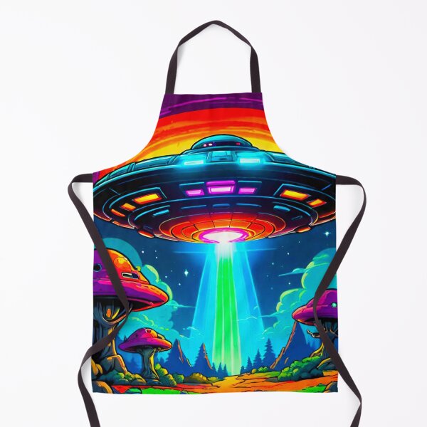 Item preview, Ethereal Glow: Luminous UFO in the Woods designed and sold by GrizzlyCollective.