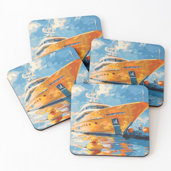 Item preview, Vibrant Yacht by Colorful Shoreline designed and sold by palmyst.