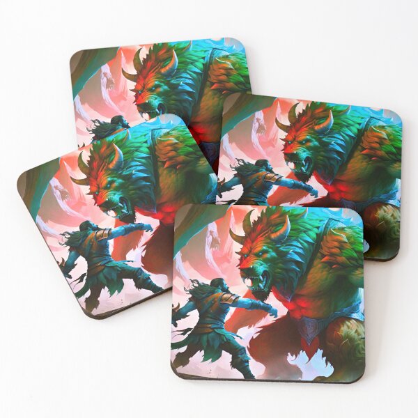 Item preview, Clash of Titans: Gladiator Confronts Giant Beast designed and sold by GrizzlyCollective.