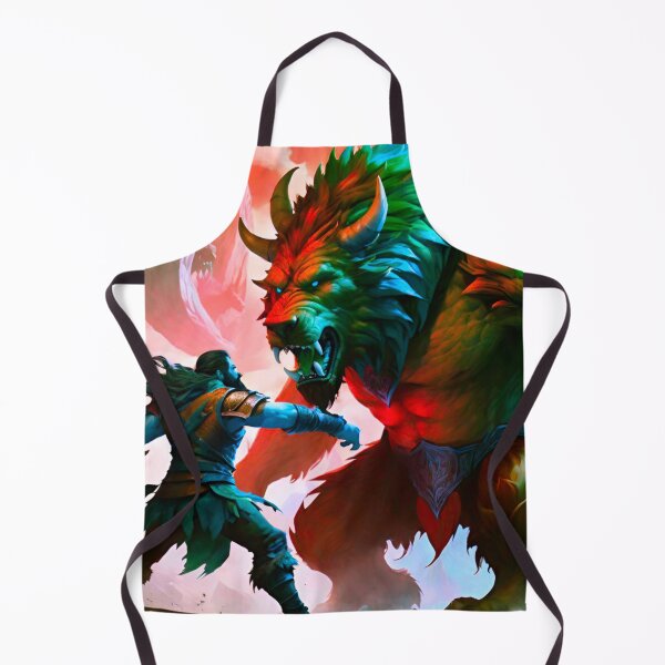 Item preview, Clash of Titans: Gladiator Confronts Giant Beast designed and sold by GrizzlyCollective.