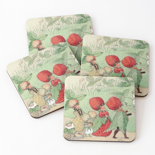 Item preview, The Strawberry Family, Christopher's Garden (1900) - Elsa Beskow designed and sold by SALON DES ARTS.