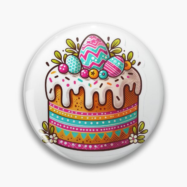 Item preview, Easter bread Easter cute sticker designed and sold by Expressions-Sel.