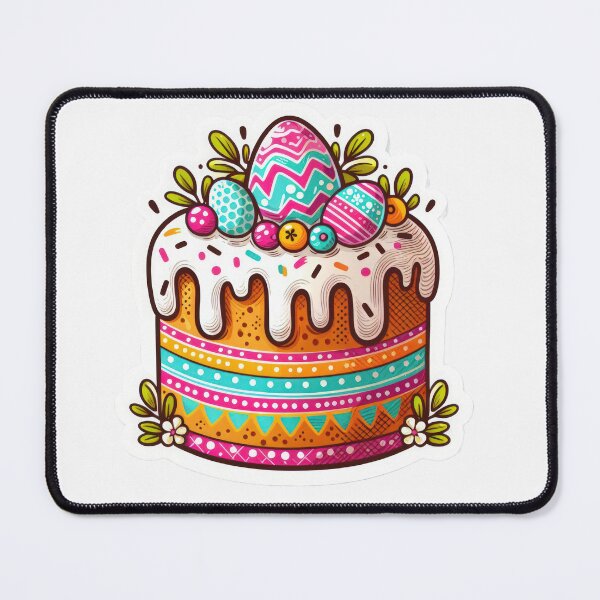 Item preview, Easter bread Easter cute sticker designed and sold by Expressions-Sel.
