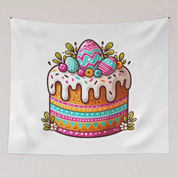 Item preview, Easter bread Easter cute sticker designed and sold by Expressions-Sel.