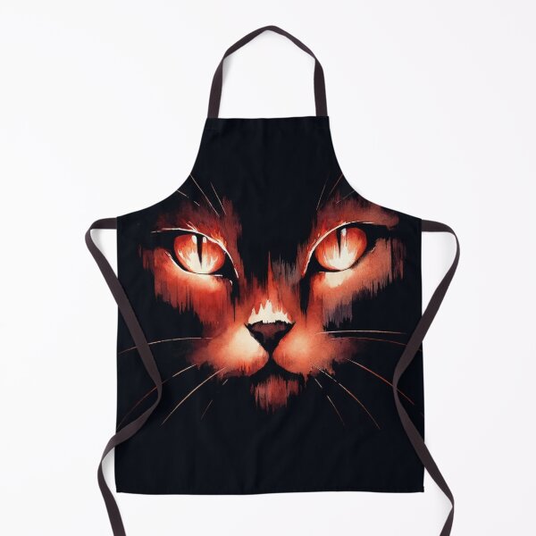 Item preview, Inferno Gaze: Whiskers in the Dark designed and sold by LuminShadowArt.