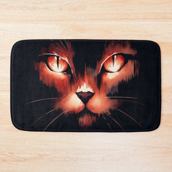 Item preview, Inferno Gaze: Whiskers in the Dark designed and sold by LuminShadowArt.