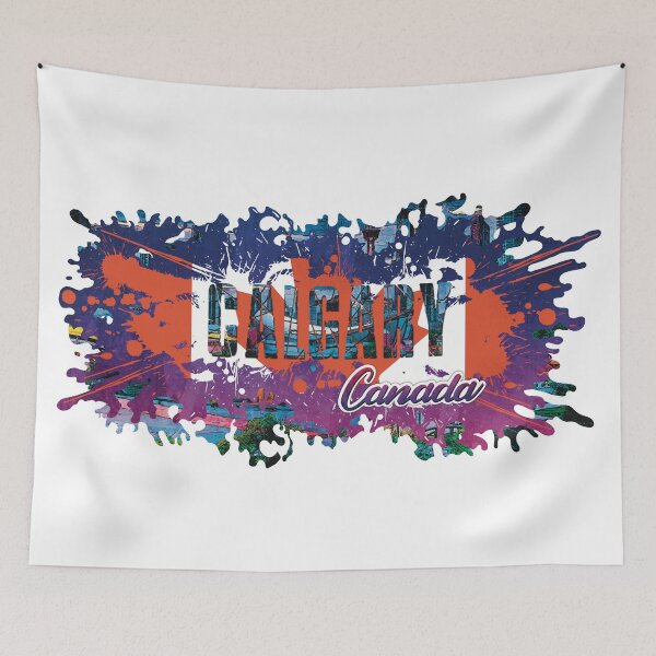Item preview, Calgary Canada Typography  designed and sold by Thistle-TShop.