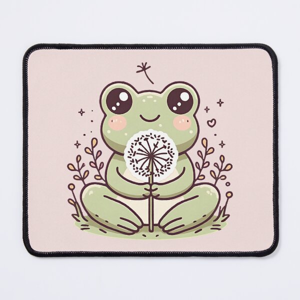 Item preview, Cute Adorable Cottagecore Frog with Dandelion designed and sold by Unitepeople.