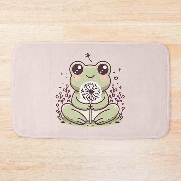 Item preview, Cute Adorable Cottagecore Frog with Dandelion designed and sold by Unitepeople.