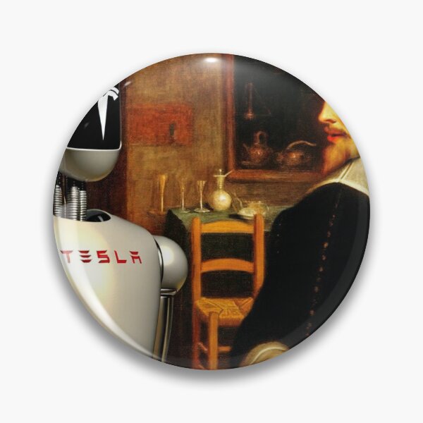 Item preview, Tesla bot designed and sold by TEEJAMBOREE.