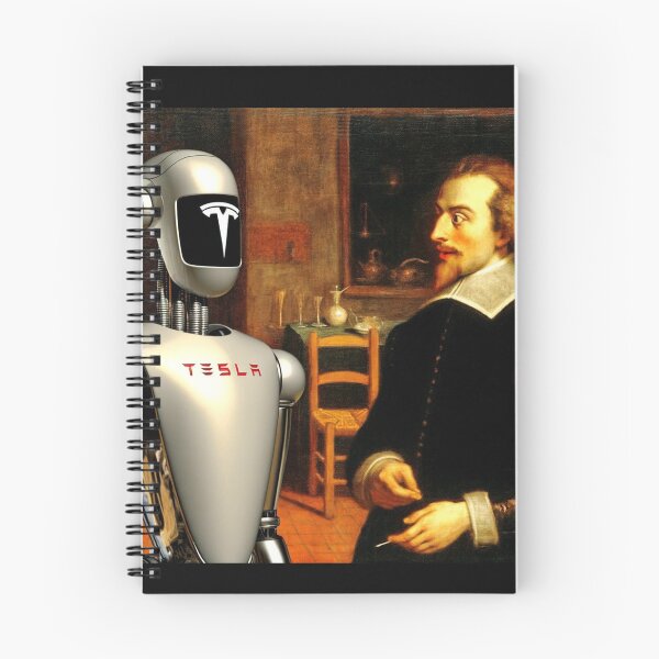 Item preview, Tesla bot designed and sold by TEEJAMBOREE.