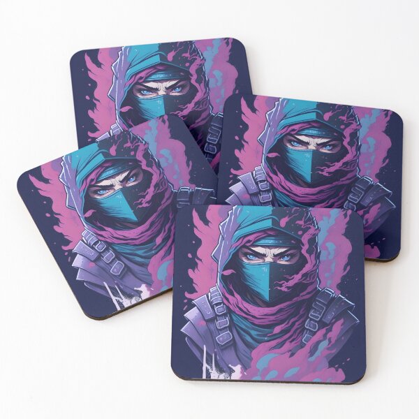 Item preview, Blue & Pink Kunoichi designed and sold by TondoMeander.